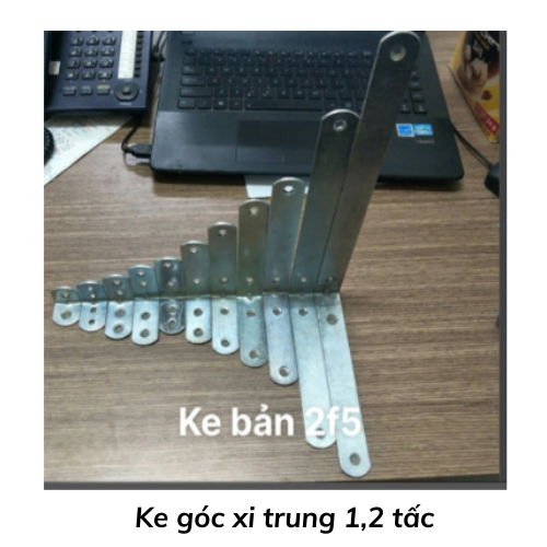 Ke góc xi trung 1,2 tấc