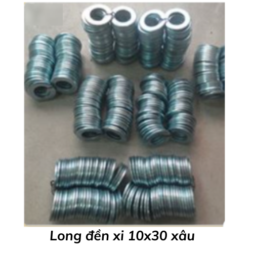 Long đền xi 10x30 xâu