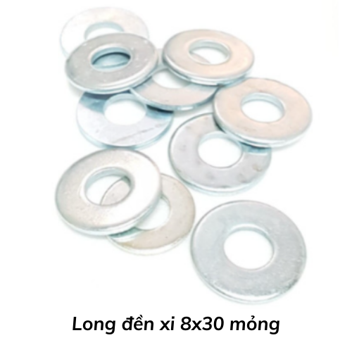 Long đền xi 8x30 mỏng