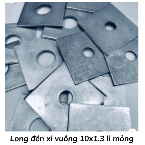 Long đền xi vuông 10x1.3 li mỏng