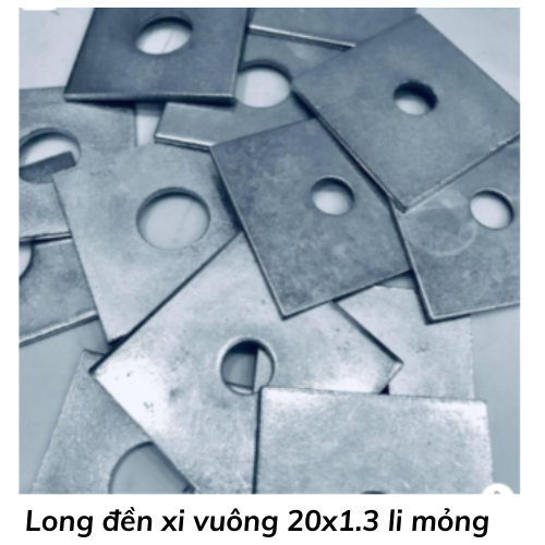 Long đền xi vuông 20x1.3 li mỏng