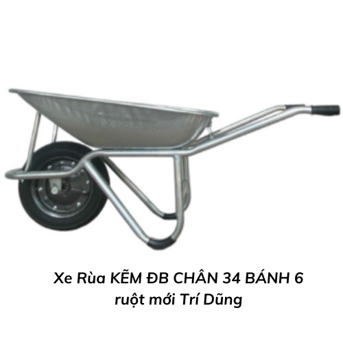 Xe Rùa KẼM ĐB CHÂN 34 BÁNH 6 ruột mới Trí Dũng