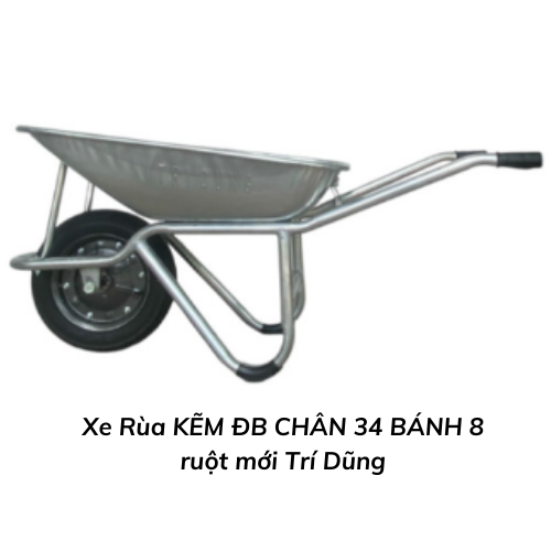 Xe Rùa KẼM ĐB CHÂN 34 BÁNH 8 ruột mới Trí Dũng