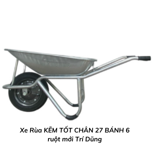 Xe Rùa KẼM TỐT CHÂN 27 BÁNH 6 ruột mới Trí Dũng