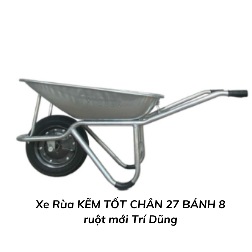 Xe Rùa KẼM TỐT CHÂN 27 BÁNH 8 ruột mới Trí Dũng