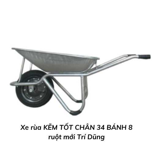 Xe rùa KẼM TỐT CHÂN 34 BÁNH 8 ruột mới Trí Dũng