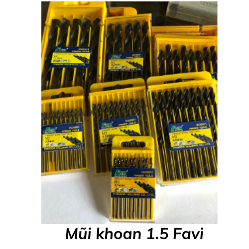 Mũi khoan 1.5  Favi