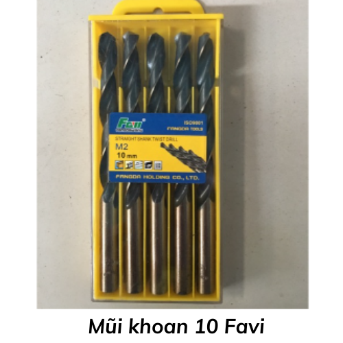 Mũi khoan 10 Favi