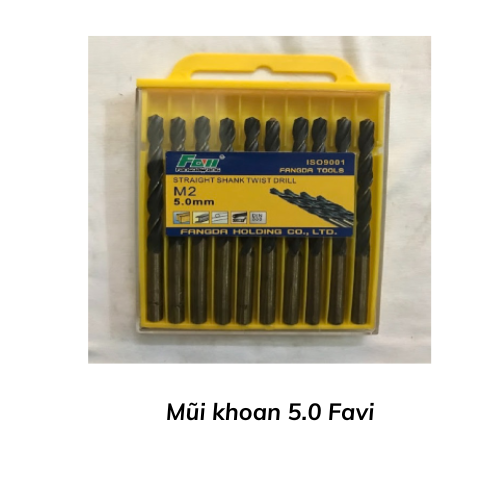 Mũi khoan 5.0 Favi