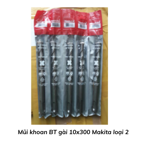 Mũi khoan BT gài 10x300 Makita loại 2