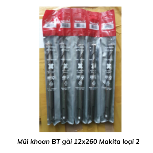 Mũi khoan BT gài 12x260 Makita loại 2