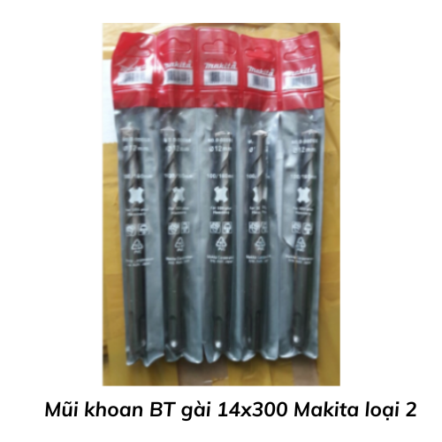 Mũi khoan BT gài 14x300 Makita loại 2