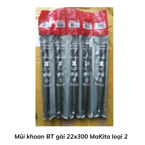 Mũi khoan BT gài 22x300 MaKita loại 2