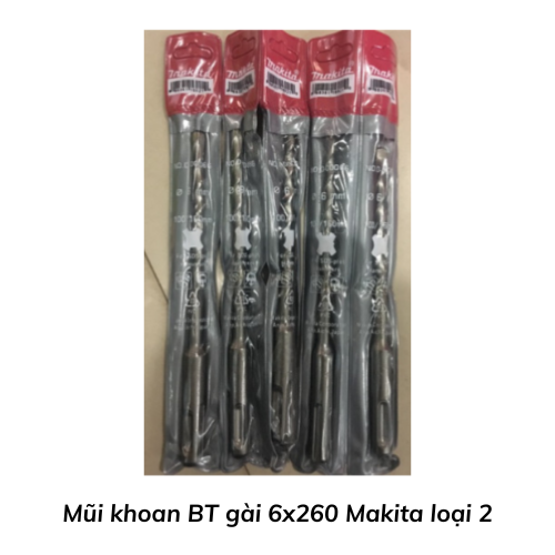 Mũi khoan BT gài 6x260 Makita loại 2