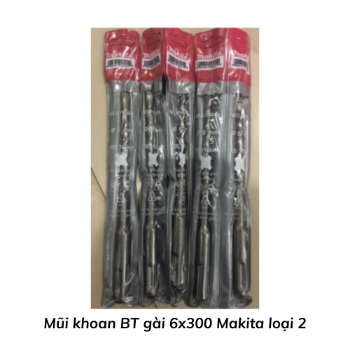 Mũi khoan BT gài 6x300 Makita loại 2