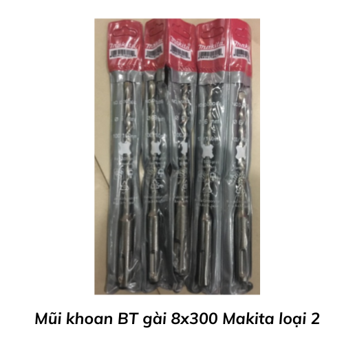 Mũi khoan BT gài 8x300 Makita loại 2