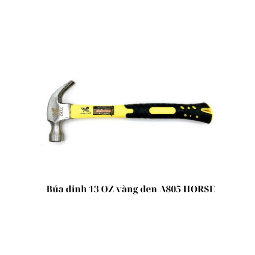 Búa đinh 13 OZ vàng đen A805 HORSE