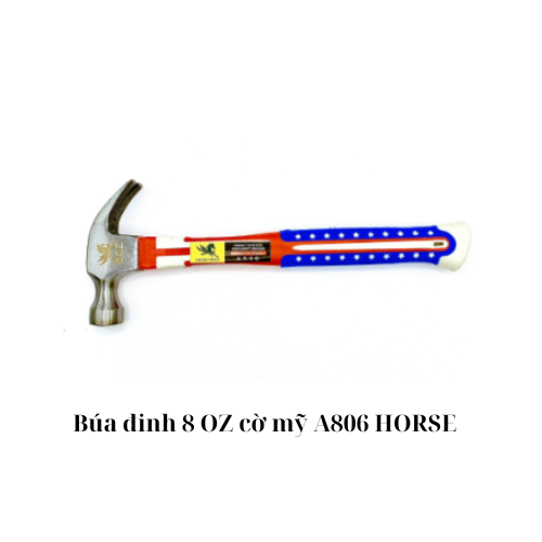 Búa đinh 8 OZ cờ mỹ A806 HORSE