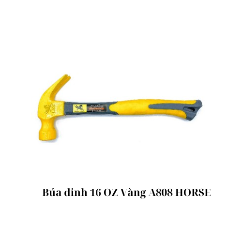 Búa đinh 16 OZ Vàng A808 HORSE 