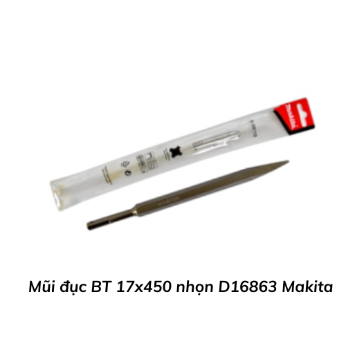 Mũi đục BT 17x450 nhọn D16863 Makita