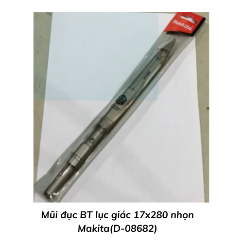 Mũi đục BT lục giác 17x280 nhọn Makita(D-08682)