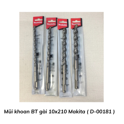 Mũi khoan BT gài 10x210 Makita  ( D-00181 )