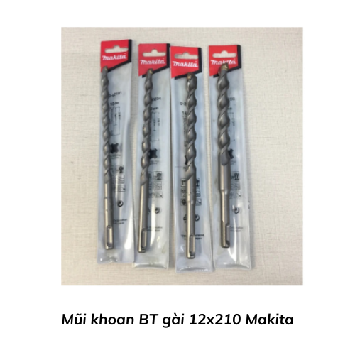 Mũi khoan BT gài 12x210 Makita