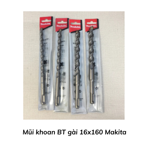 Mũi khoan BT gài 16x160 Makita