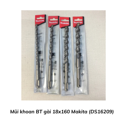 Mũi khoan BT gài 18x160 Makita (DS16209)