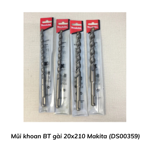 Mũi khoan BT gài 20x210 Makita (DS00359)