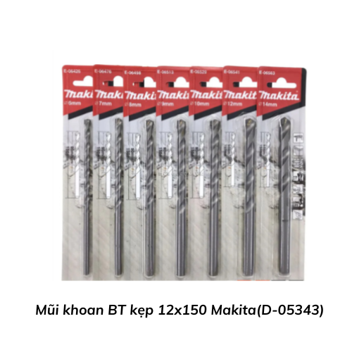 Mũi khoan BT kẹp 12x150 Makita(D-05343)