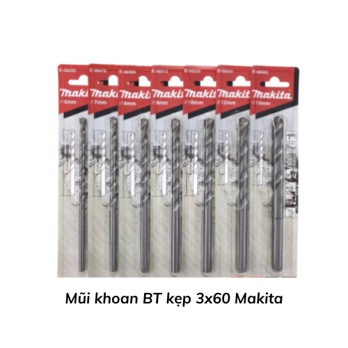 Mũi khoan BT kẹp 3x60 Makita