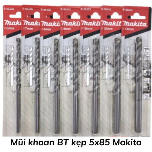 Mũi khoan BT kẹp 5x85 Makita