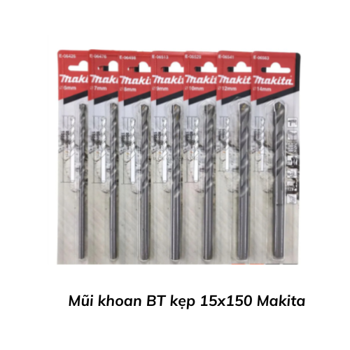 Mũi khoan BT kẹp 15x150 Makita