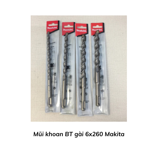 Mũi khoan BT gài 6x260 Makita