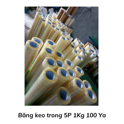 Băng keo trong 5P 1Kg 100 Ya