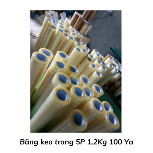 Băng keo trong 5P 1,2Kg 100 Ya