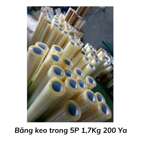 Băng keo trong 5P 1,7Kg 200 Ya