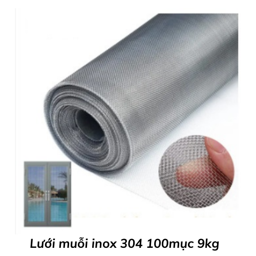 Lưới muỗi inox 304 100mục 9kg