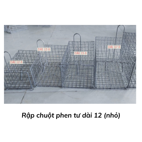 Rập chuột phen tư dài 12 (nhỏ)