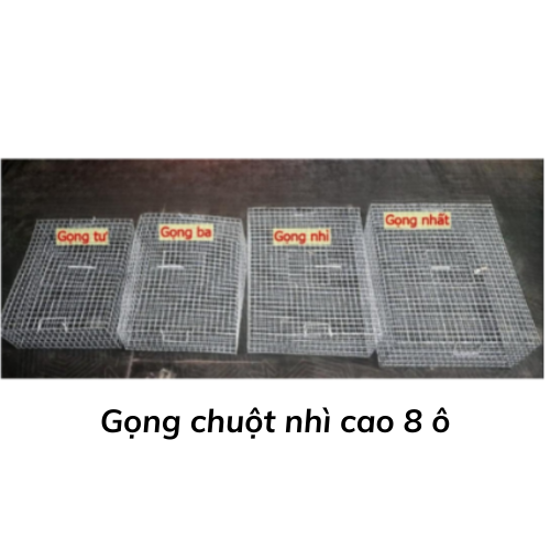 Gọng chuột nhì cao 8 ô