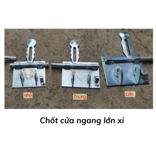 Chốt cửa ngang lớn xi