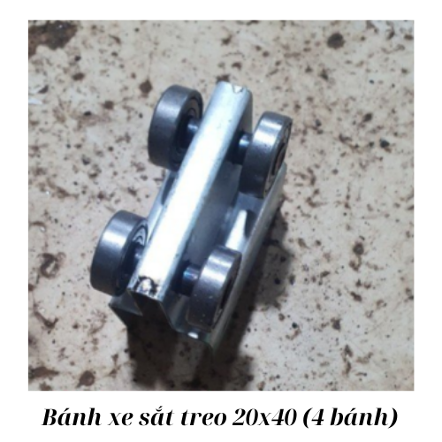 Bánh xe sắt treo 20x40 (4 bánh) 