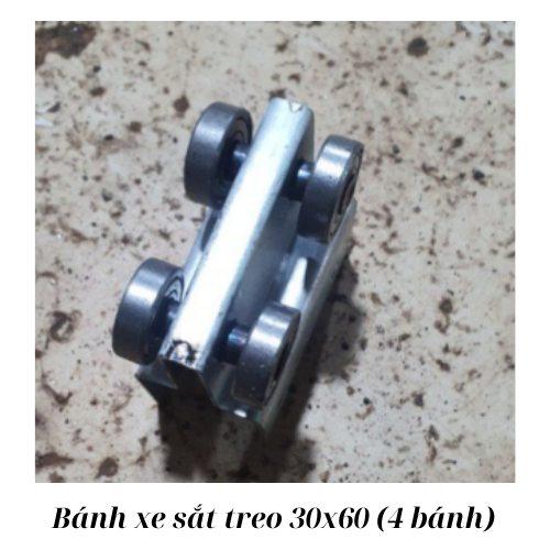 Bánh xe sắt treo 30x60 (4 bánh)