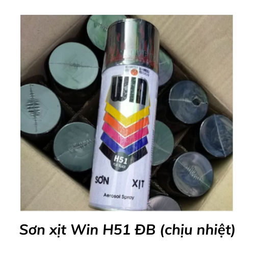 Sơn xịt Win H51 ĐB (chịu nhiệt)