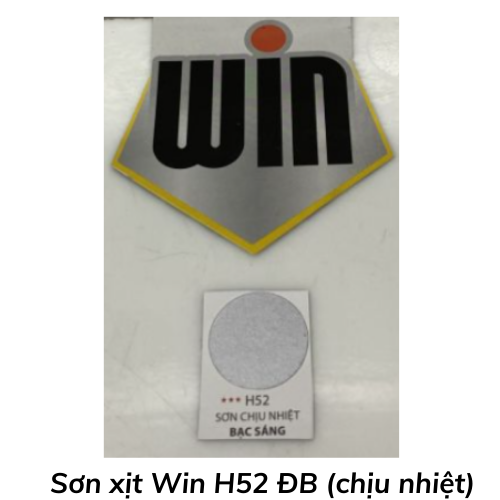 Sơn xịt Win H52 ĐB (chịu nhiệt)