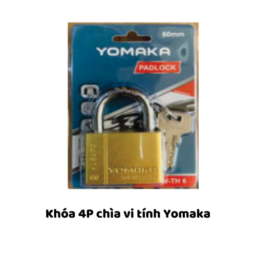 Khóa 4P chìa vi tính Yomaka