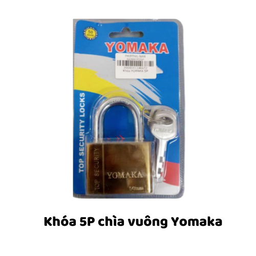 Khóa 5P chìa vuông Yomaka