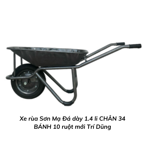 Xe rùa Sơn Mạ Đá  dày 1.4 li CHÂN 34 BÁNH 10 ruột mới Trí Dũng