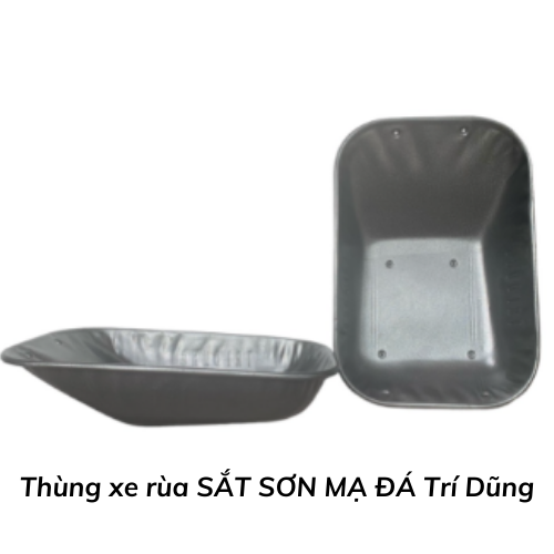 Thùng xe rùa SẮT SƠN MẠ ĐÁ  Trí Dũng